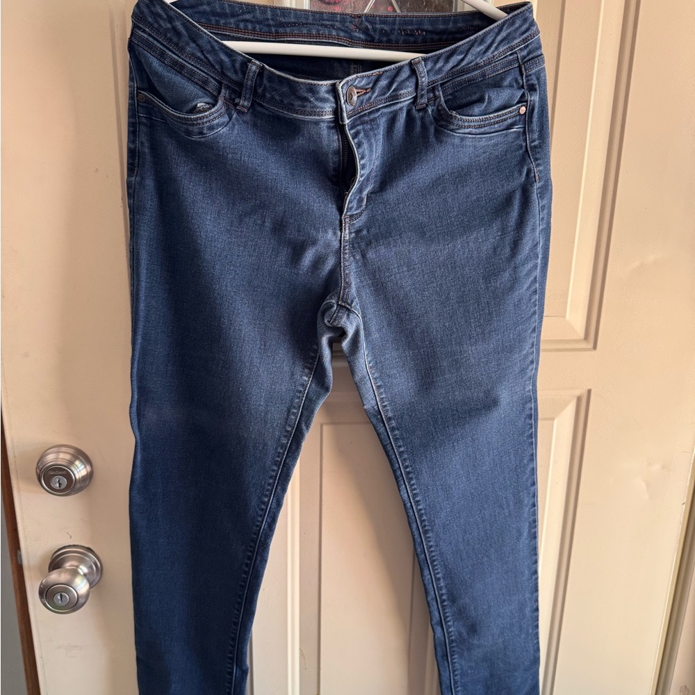 Simply Vera Vera Wang Dark Blue Skinny Jeans
